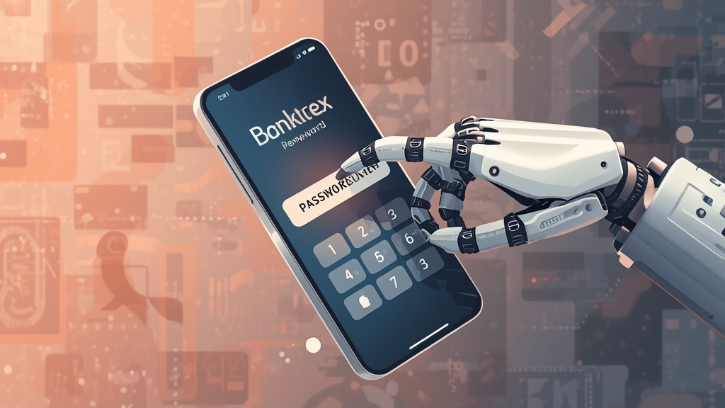 美銀警告：勿向AI助理透露銀行密碼（AI 生成示意圖）